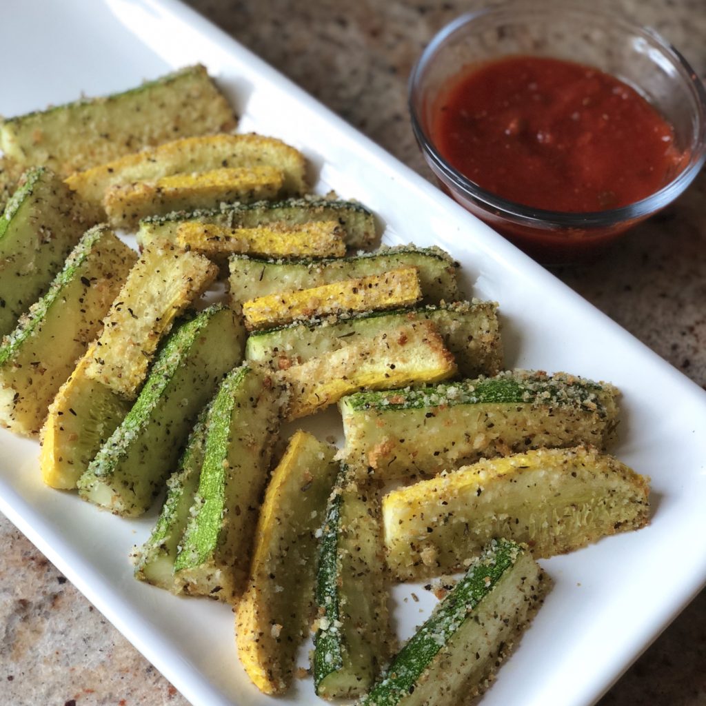 Baked Italian Zucchini Fries Gigiality