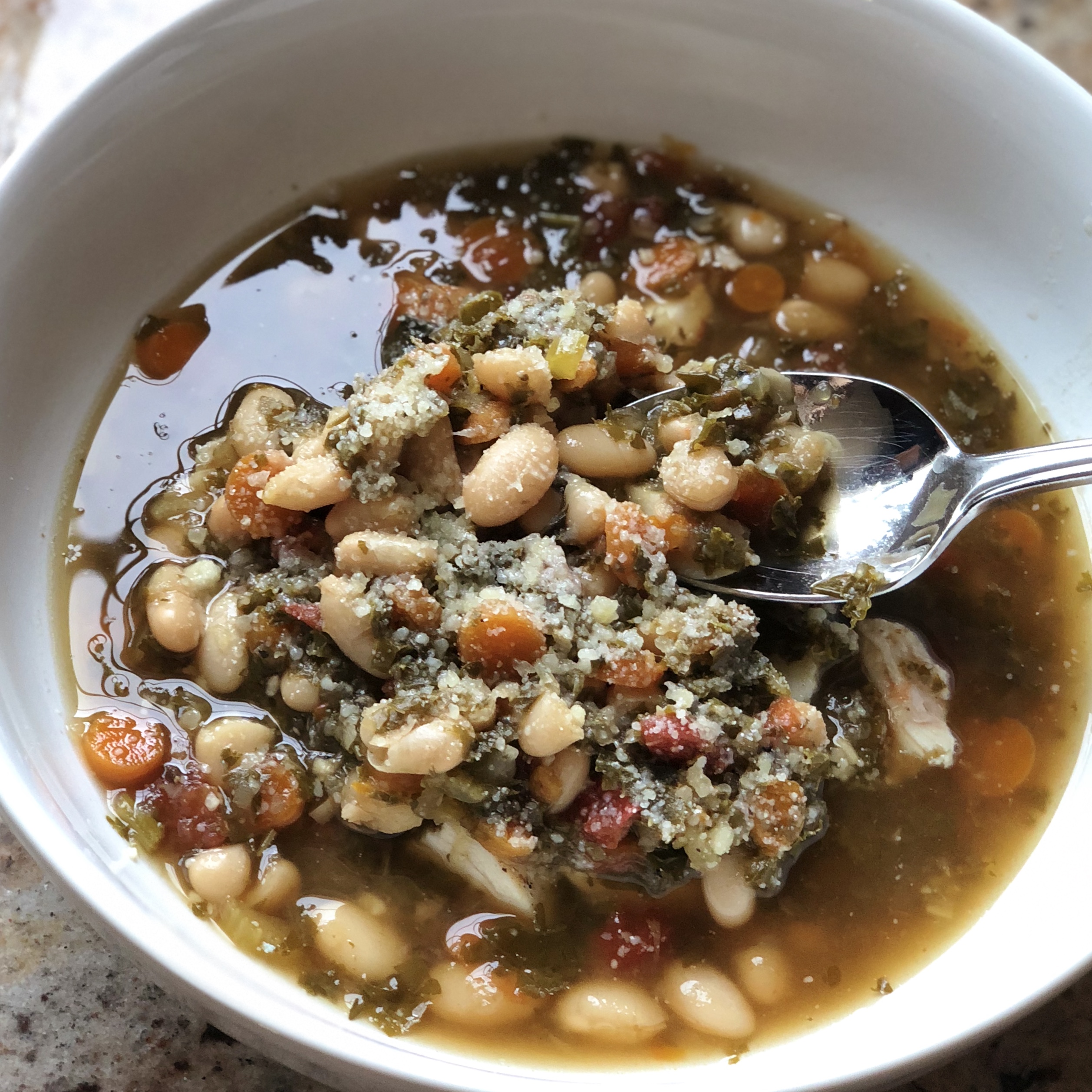 Instant Pot Tuscan Bean Bowl