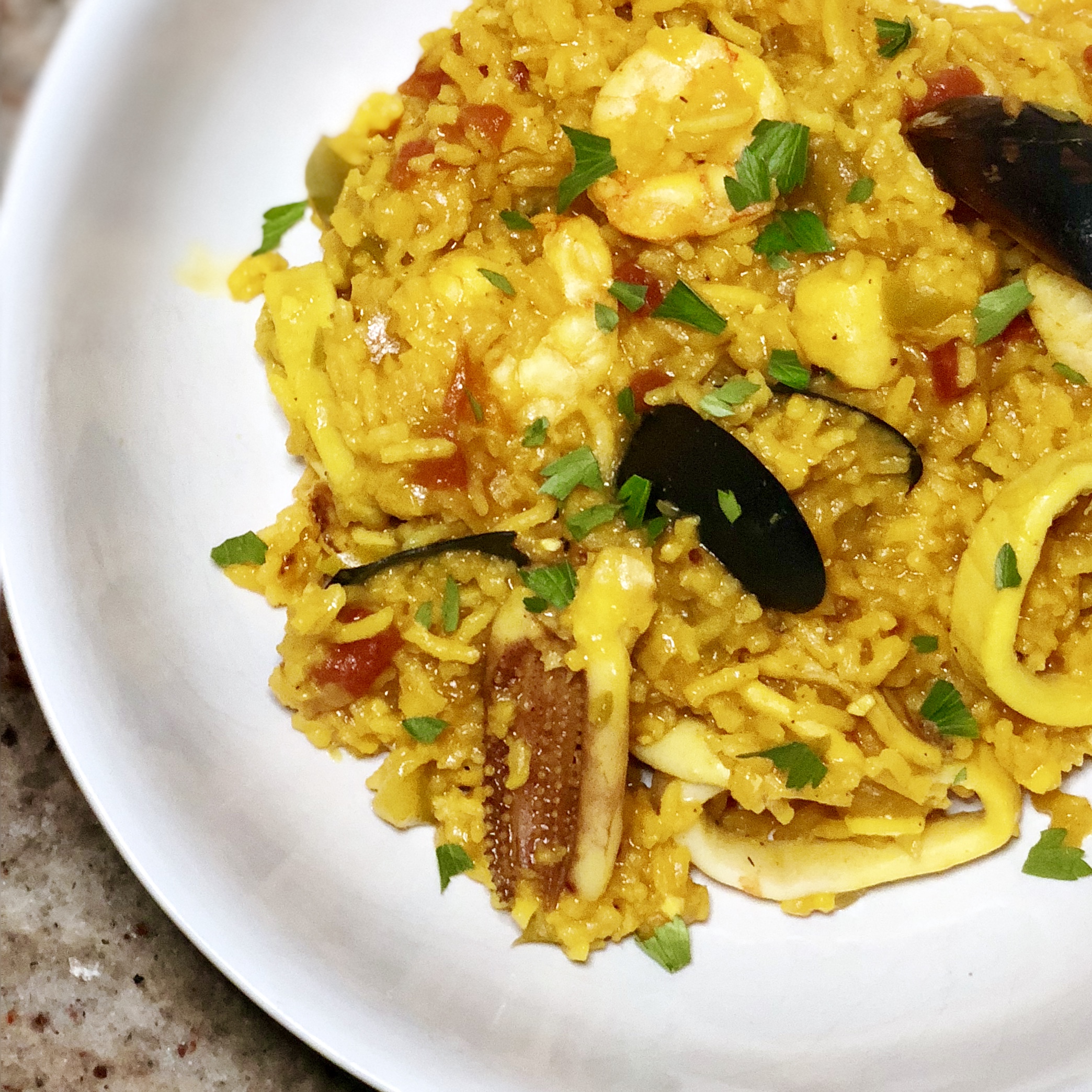 Instant Pot Seafood Paella