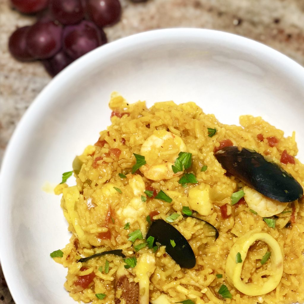 Instant Pot Seafood Paella