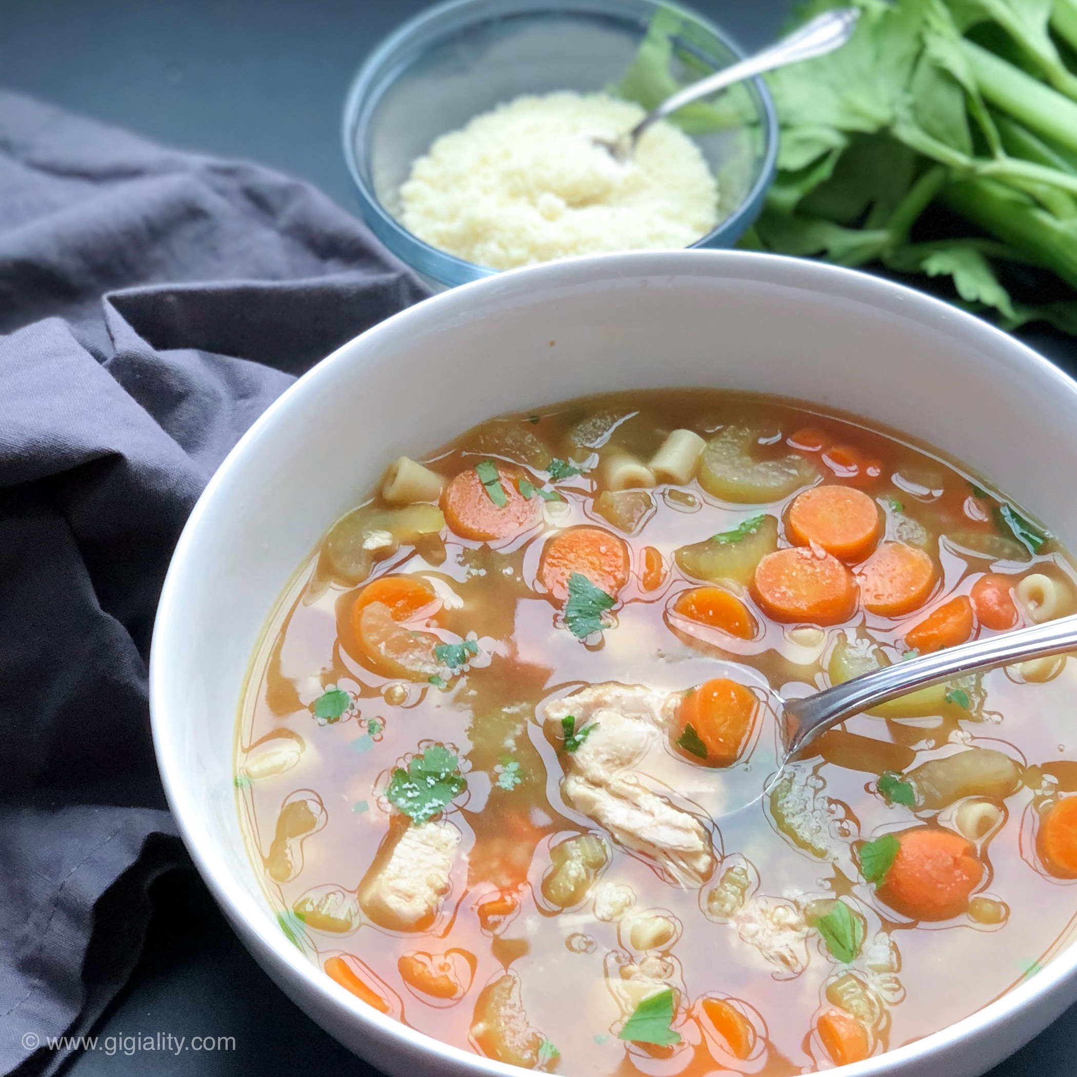 Italian Chicken Noodle Soup For Instant Pot or Stovetop