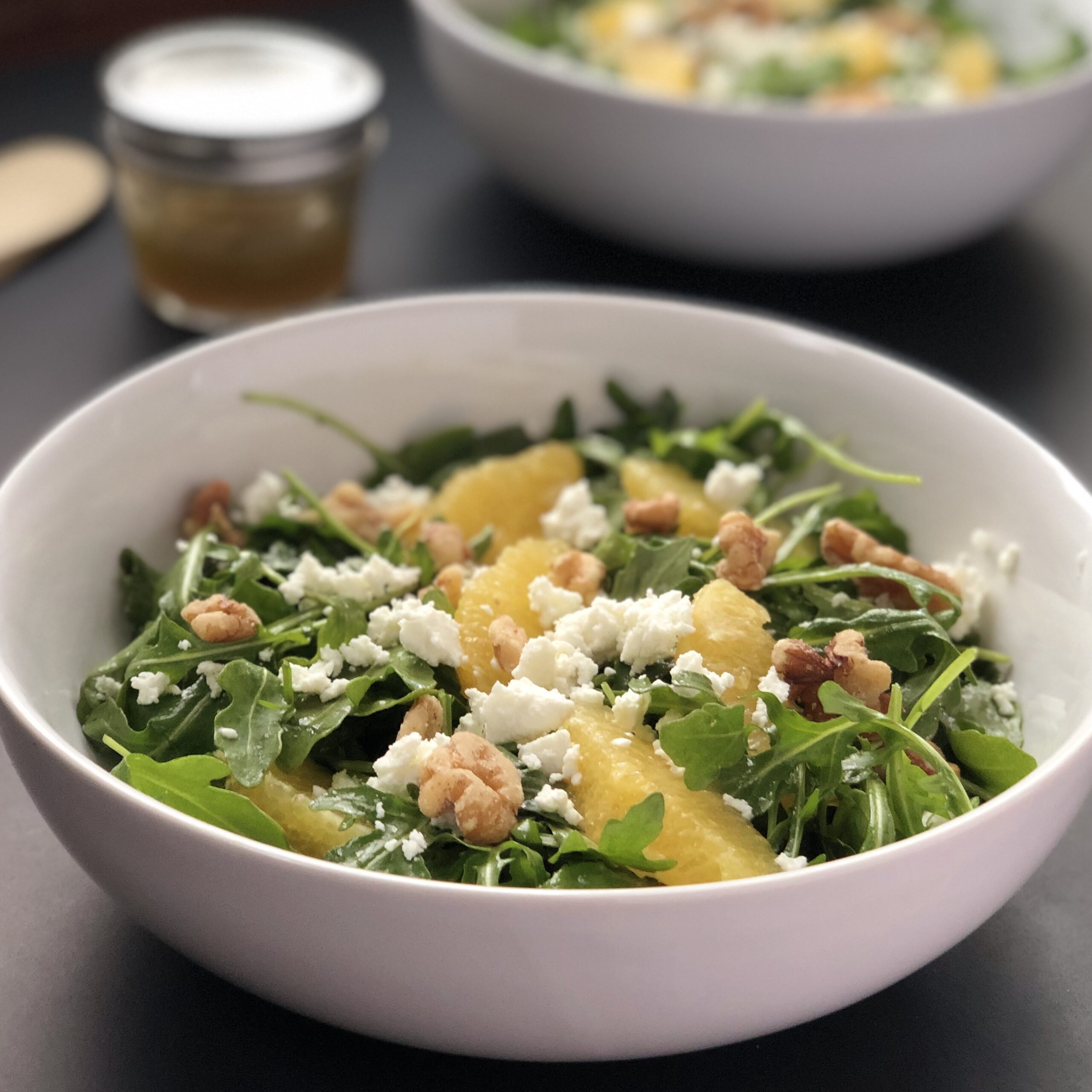 Arugula, Orange and Goat Cheese Salad