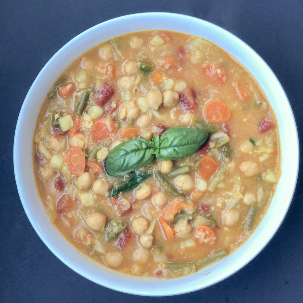 Vegan Chickpea Vegetable Curry Recipe