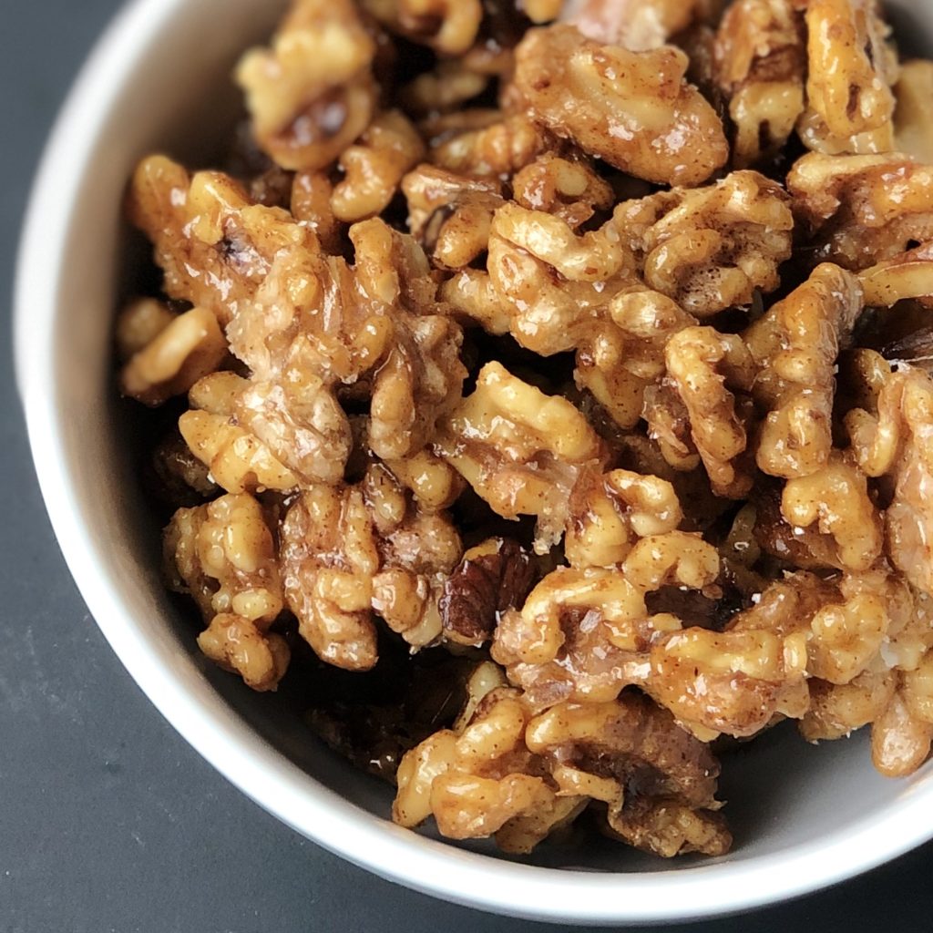 Spicy Sweet Candied Walnuts Recipe