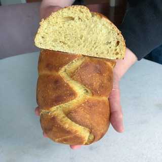 Gigi’s No-Knead Sourdough Challah