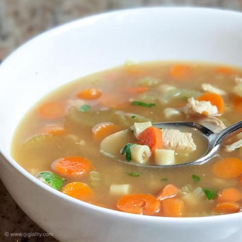 Italian Chicken Noodle Soup For Instant Pot or Stovetop