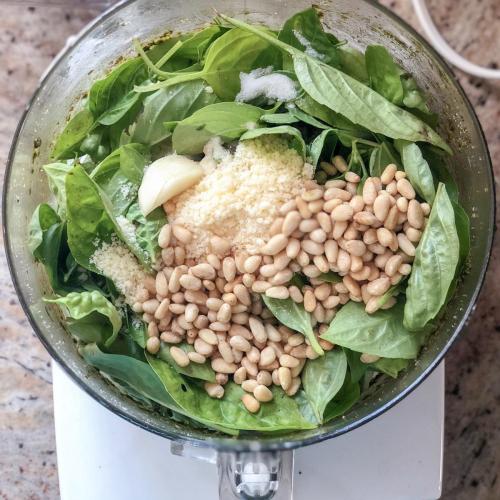 Basil Pesto Ingredients