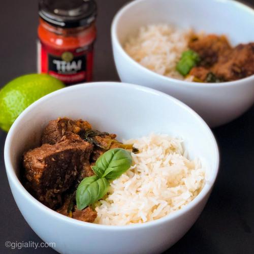 Instant Pot Thai Beef Curry Recipe