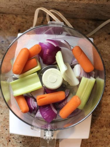 Veggies In Food Processor