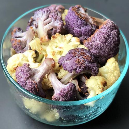 Roasted Purple Cauliflower