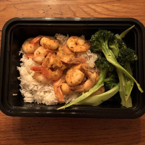 Cajun Shrimp, Broccoli, and Rice