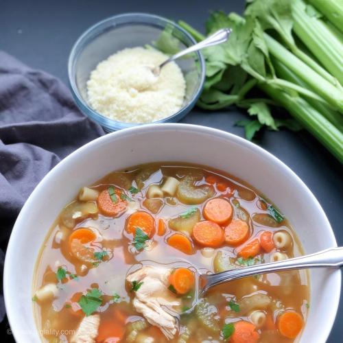Italian Chicken Noodle Soup For Instant Pot or Stovetop