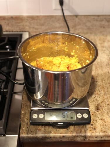 Food Scale With Full Recipe