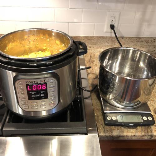 Instant Pot, Second Liner, and Scale