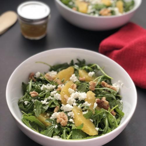 Arugula, Orange and Goat Cheese Salad
