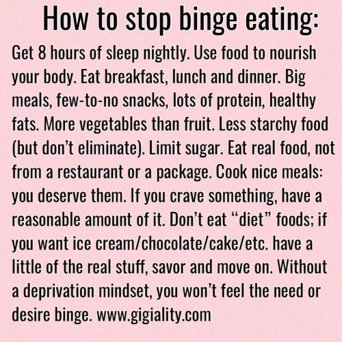 Gigiality philosophy on food
