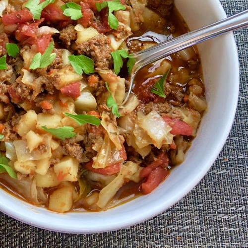 Deconstructed Cabbage Rolls