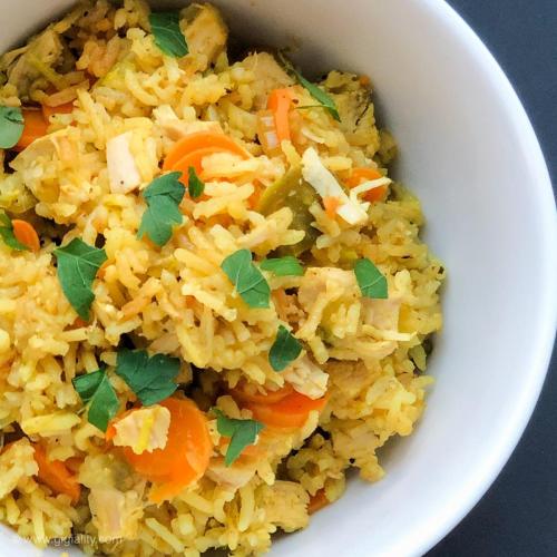Madras Curry Chicken and Rice